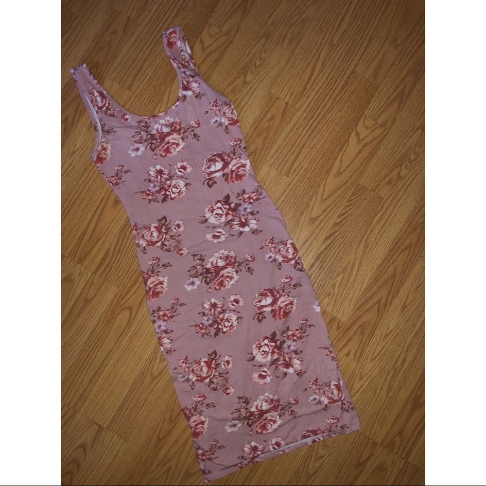 Floral bodycon dress